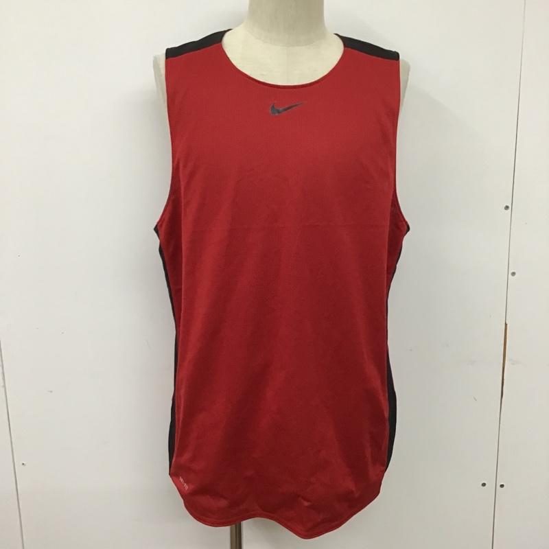 ナイキ NIKE タンクトップ タンクトップ スポーツウェア ノースリーブカットソー タンクトップ M 無地 X ロゴ、文字 黒 / ブラック / X 赤 / レッド / メンズ USED 古着 中古 10095242