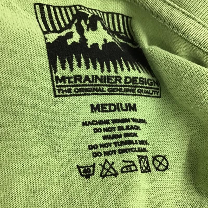 マウントレイニアデザイン Mt RAINIER DESIGN Tシャツ 半袖 半袖カットソー プリントTシャツ クルーネックカットソー M プリント 緑 / グリーン / メンズ USED 古着 中古 10095253