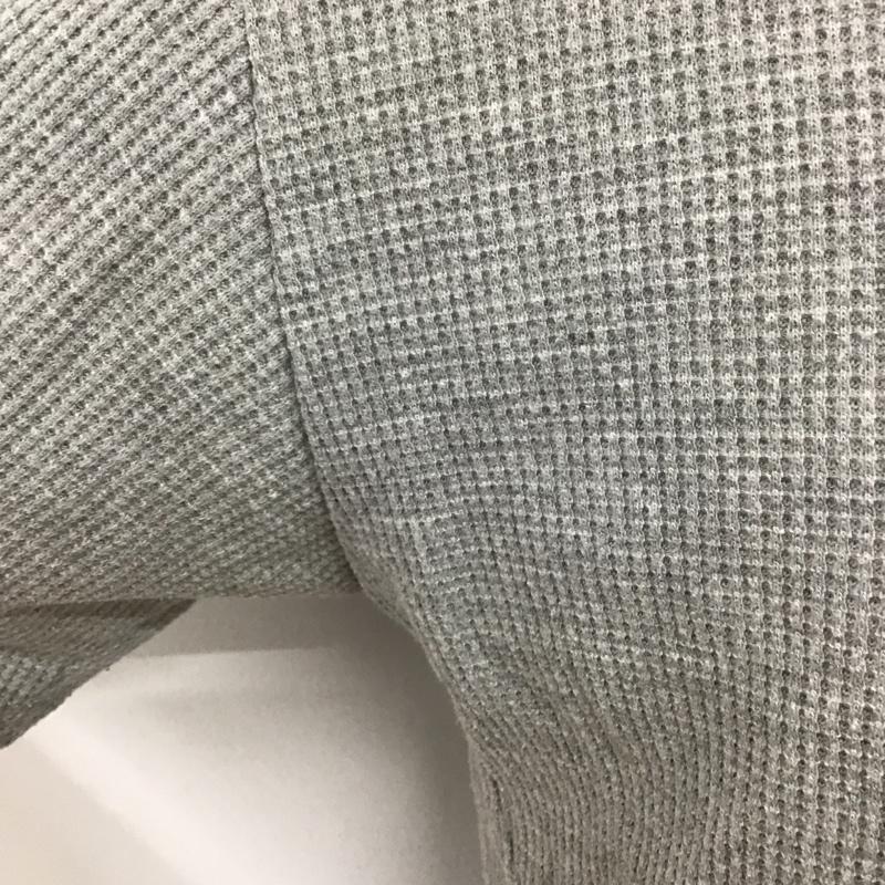 ナンバーナイン NUMBER (N)INE Tシャツ 半袖 NDT-814N サーマルカットソー胸ロゴラバーワッペンクルーネックTシャツ 半袖カットソー クルーネックカットソー M ロゴ、文字 灰 / グレー / メンズ USED 古着 中古 10095254