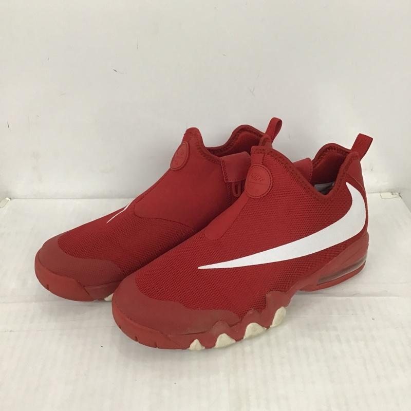 ナイキ NIKE スニーカー スニーカー 832759-600 BIG SWOOSH スリッポン 28cm 28.0cm ロゴ、文字 赤 / レッド / X 白 / ホワイト / メンズ USED 古着 中古 10095311