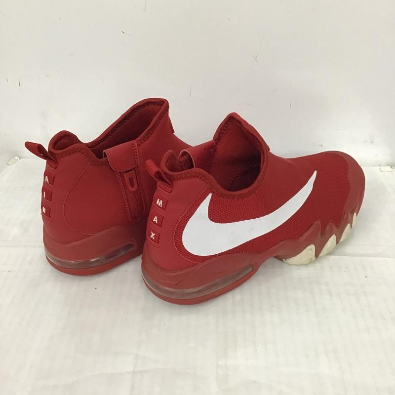 ナイキ NIKE スニーカー スニーカー 832759-600 BIG SWOOSH スリッポン 28cm 28.0cm ロゴ、文字 赤 / レッド / X 白 / ホワイト / メンズ USED 古着 中古 10095311