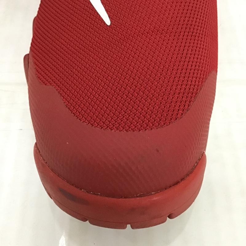 ナイキ NIKE スニーカー スニーカー 832759-600 BIG SWOOSH スリッポン 28cm 28.0cm ロゴ、文字 赤 / レッド / X 白 / ホワイト / メンズ USED 古着 中古 10095311