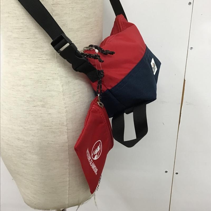 ドリフター Drifter ショルダーバッグ ショルダーバッグ HYSTERIC GLAMOUR ポーチ付き ロゴ、文字 赤 / レッド / X 紺 / ネイビー / メンズ USED 古着 中古 10095381