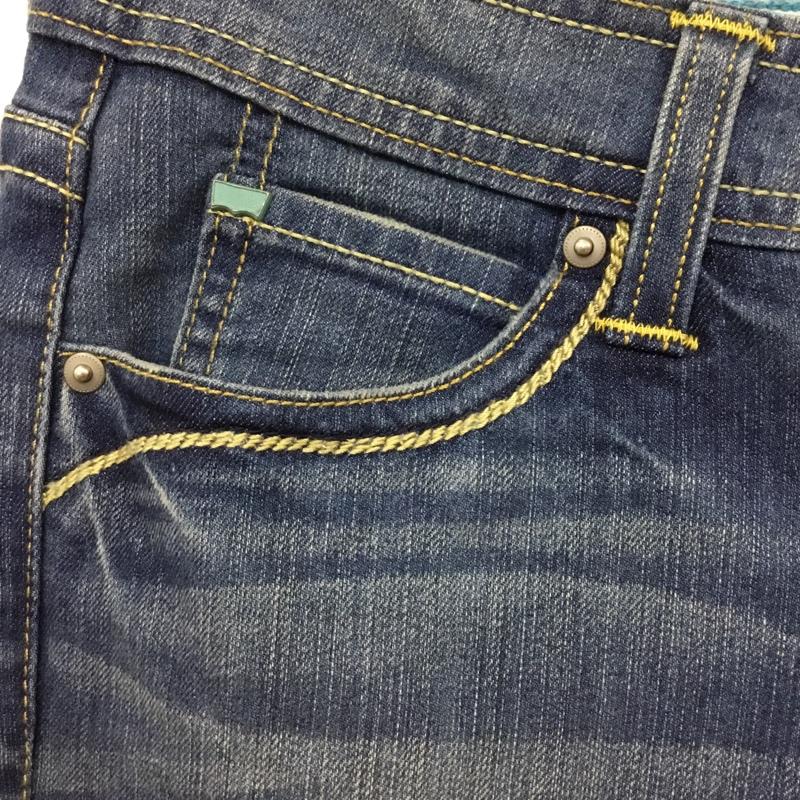 リーバイス Levi's パンツ デニム、ジーンズ M-49945-00L DemiCurve W24/61 無地 水色 / ライトブルー / レディース USED 古着 中古 10095392