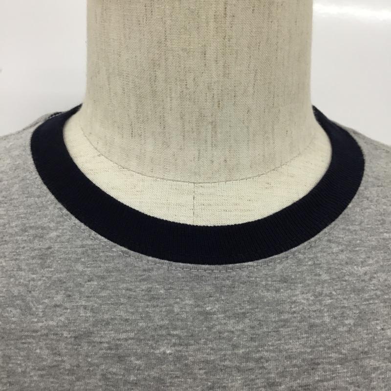 トミーヒルフィガー TOMMY HILFIGER Tシャツ 半袖 半袖カットソー プリントTシャツ クルーネックカットソー M ロゴ、文字 灰 / グレー / メンズ USED 古着 中古 10095434