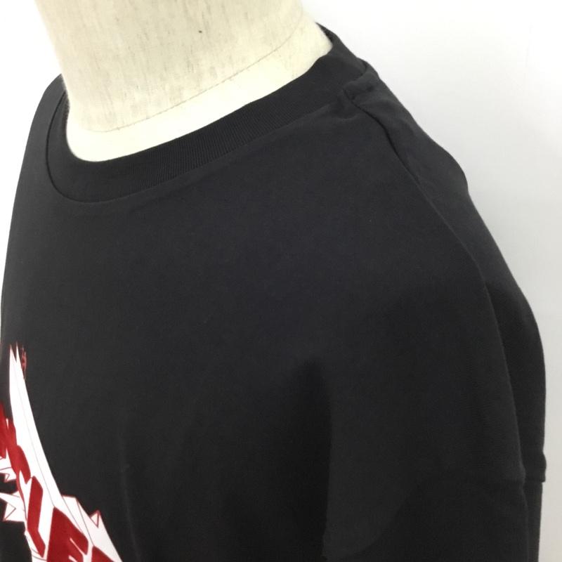 モンクレール MONCLER Tシャツ 半袖 半袖カットソー プリントTシャツ クルーネックカットソー M プリント 黒 / ブラック / メンズ USED 古着 中古 10095445