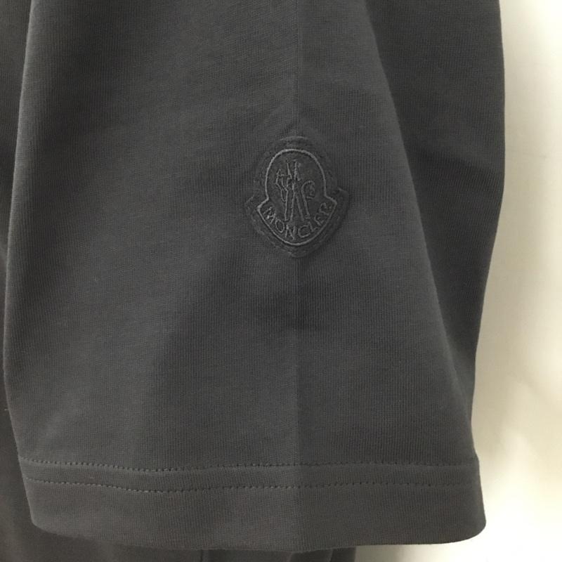 モンクレール MONCLER Tシャツ 半袖 半袖カットソー プリントTシャツ クルーネックカットソー M プリント 黒 / ブラック / メンズ USED 古着 中古 10095445