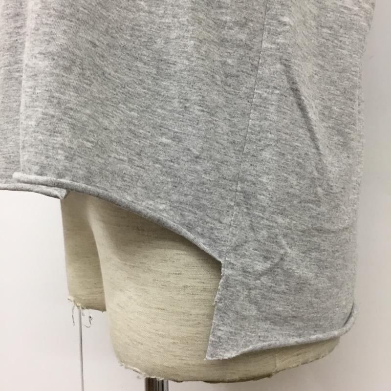 アディダス adidas Tシャツ 半袖 半袖カットソー スポーツウェア プリントTシャツ M ロゴ、文字 灰 / グレー / メンズ USED 古着 中古 10095448