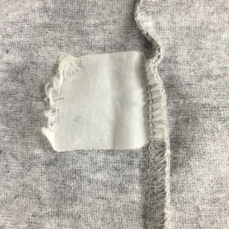 アディダス adidas Tシャツ 半袖 半袖カットソー スポーツウェア プリントTシャツ M ロゴ、文字 灰 / グレー / メンズ USED 古着 中古 10095448