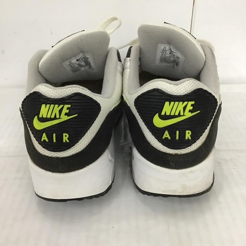 ナイキ NIKE スニーカー スニーカー CZ1846-100 AIR MAX 90 27.5cm 27.5cm ロゴ、文字 白 / ホワイト / X 黒 / ブラック / X 黄 / イエロー / メンズ USED 古着 中古 10095474