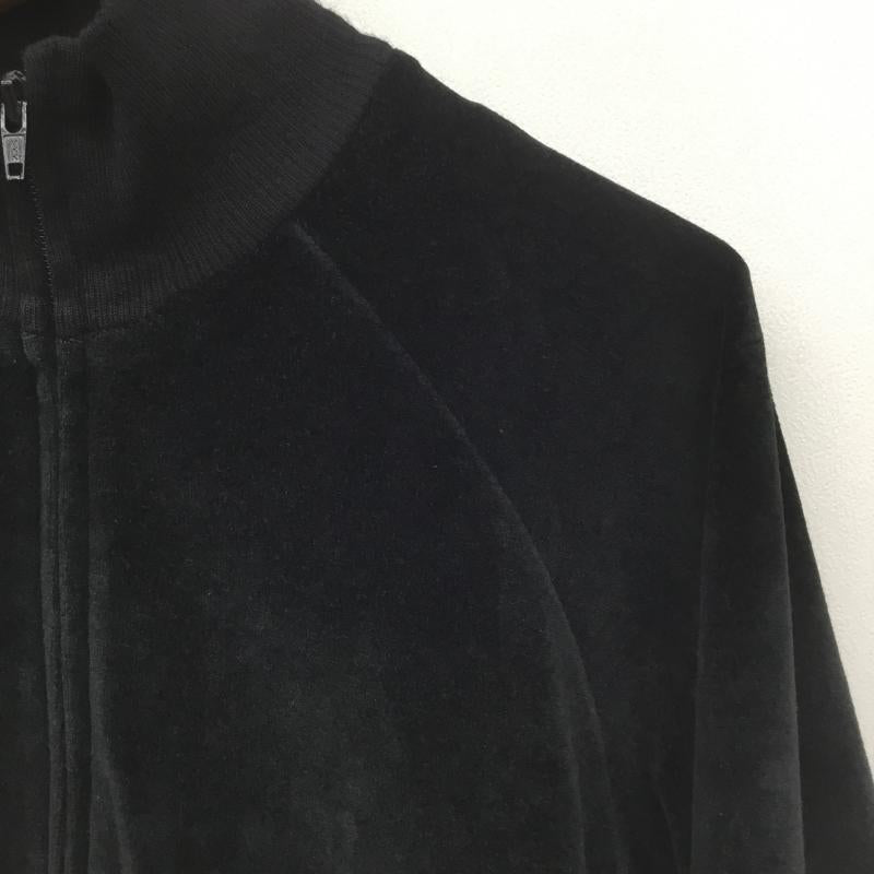 ヨウジヤマモト Yohji Yamamoto ジャケット、上着 ジャケット、ブレザー バッグロゴ ジップアップ ベロア トラックジャケット 3 ロゴ、文字 黒 / ブラック / メンズ USED 古着 中古 10095554