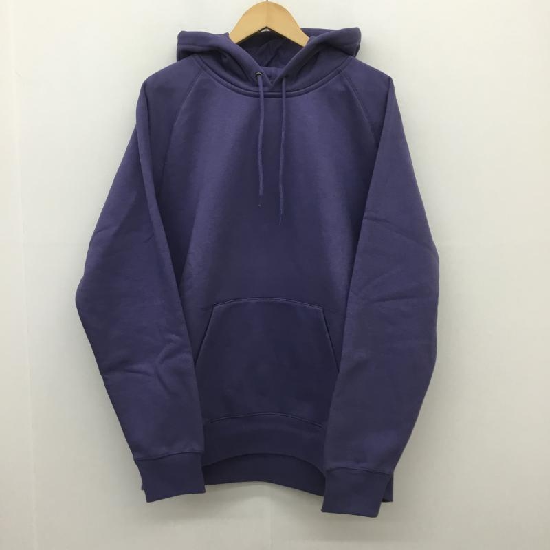 カーハート ダブリューアイピー Carhartt WIP パーカー 長袖 HOODED CHASE SWEATSHIRT フード チェイス スウェットシャツ XL ロゴ、文字 X ワンポイント 紫 / パープル / メンズ USED 古着 中古 10095557