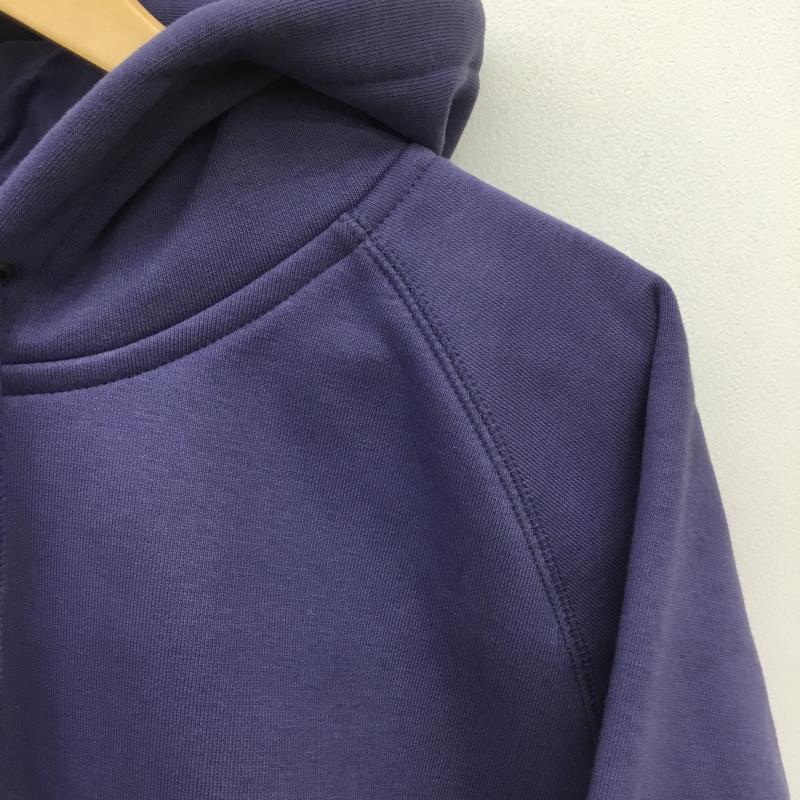 カーハート ダブリューアイピー Carhartt WIP パーカー 長袖 HOODED CHASE SWEATSHIRT フード チェイス スウェットシャツ XL ロゴ、文字 X ワンポイント 紫 / パープル / メンズ USED 古着 中古 10095557