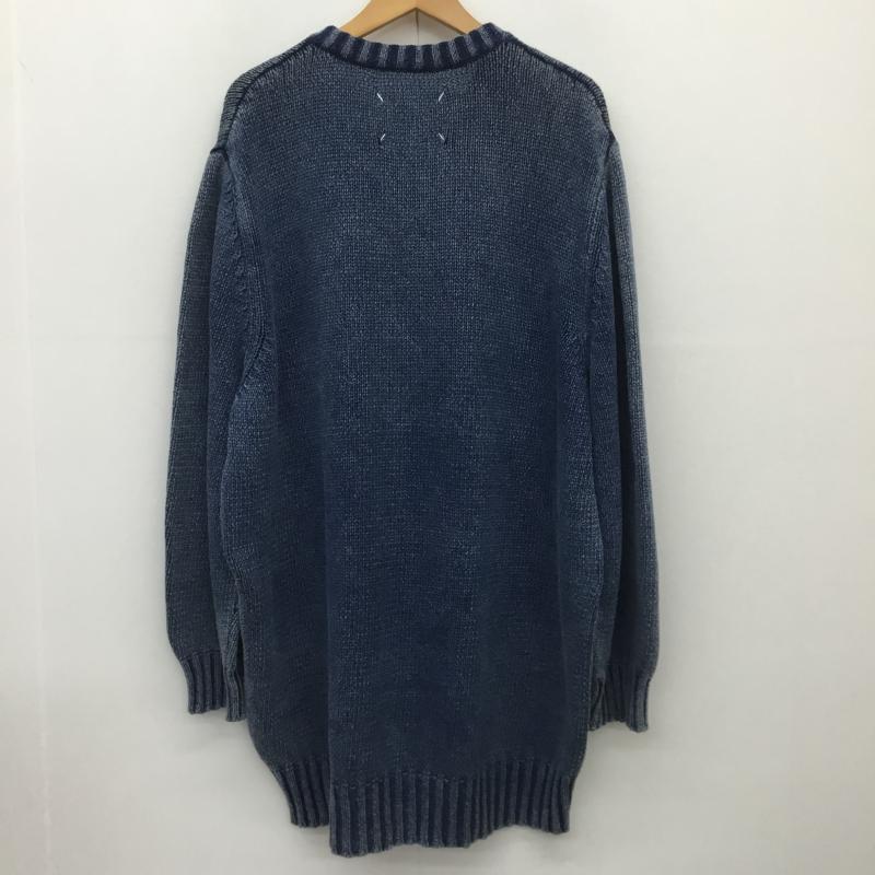 メゾン マルジェラ Maison Margiela ニット、セーター 長袖 S51GP0233 XL 無地 青 / ブルー / メンズ USED 古着 中古 10095558