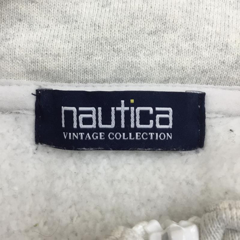 ノーティカ NAUTICA トレーナー 長袖 ハーフジップ L ロゴ、文字 X ワンポイント メンズ USED 古着 中古 10095560
