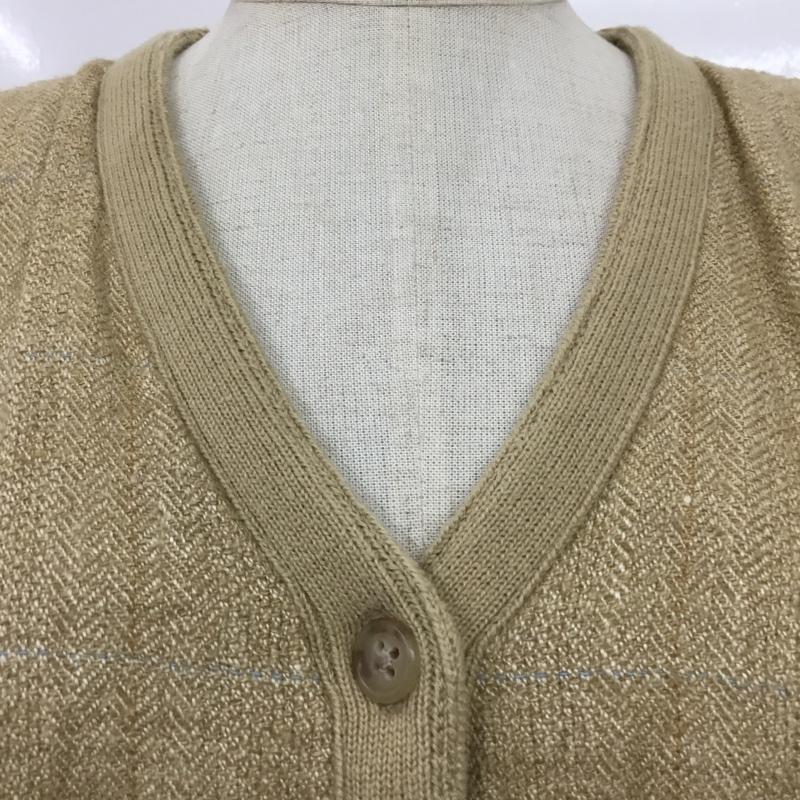 ラルフローレン RALPHLAUREN ベスト ベスト WMBLSWES3R00026 シルク ウール リネン L チェック ベージュ / ベージュ / X 水色 / ライトブルー / レディース USED 古着 中古 10095573