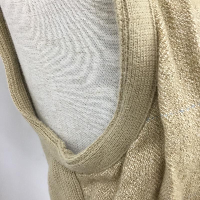 ラルフローレン RALPHLAUREN ベスト ベスト WMBLSWES3R00026 シルク ウール リネン L チェック ベージュ / ベージュ / X 水色 / ライトブルー / レディース USED 古着 中古 10095573
