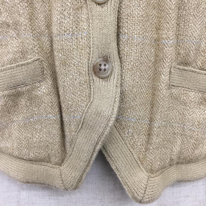 ラルフローレン RALPHLAUREN ベスト ベスト WMBLSWES3R00026 シルク ウール リネン L チェック ベージュ / ベージュ / X 水色 / ライトブルー / レディース USED 古着 中古 10095573