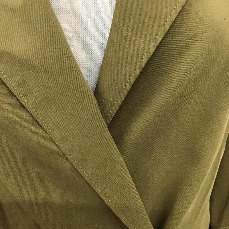 スティーブンアラン Steven Alan シャツ、ブラウス 半袖 8211-242-0156 TC VOILE TAILORED COLLAR SHIRT M 無地 カーキ / カーキ / レディース USED 古着 中古 10095630