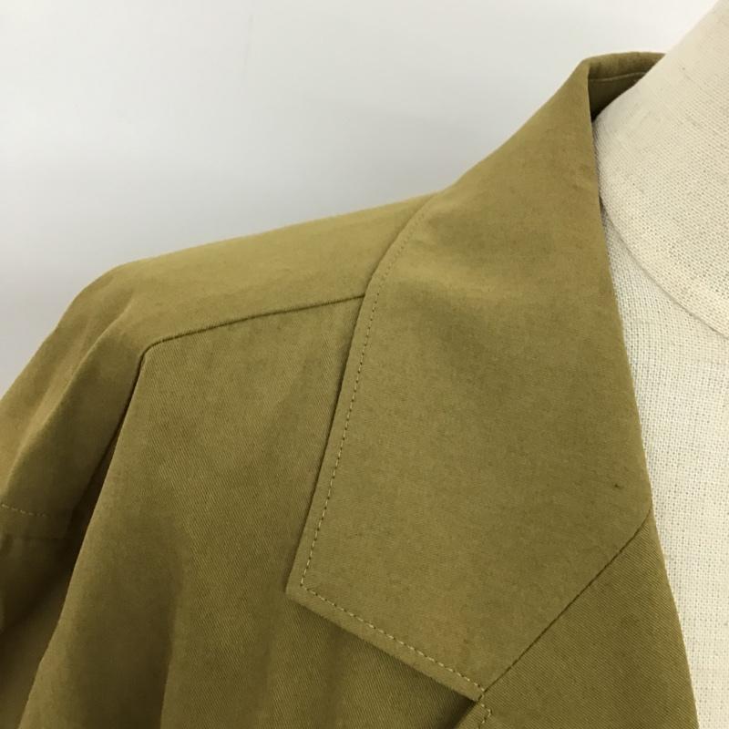 スティーブンアラン Steven Alan シャツ、ブラウス 半袖 8211-242-0156 TC VOILE TAILORED COLLAR SHIRT M 無地 カーキ / カーキ / レディース USED 古着 中古 10095630