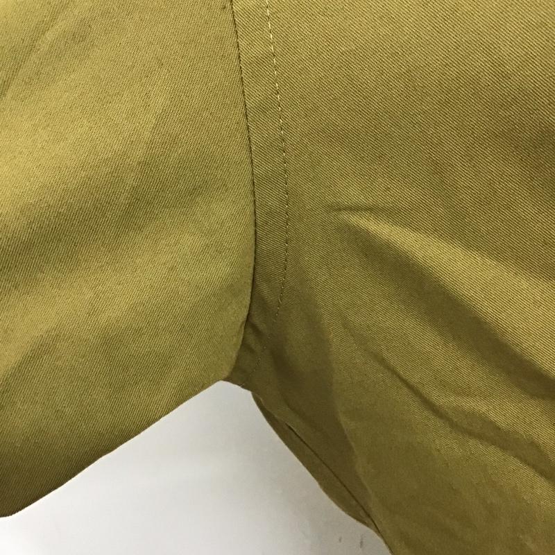 スティーブンアラン Steven Alan シャツ、ブラウス 半袖 8211-242-0156 TC VOILE TAILORED COLLAR SHIRT M 無地 カーキ / カーキ / レディース USED 古着 中古 10095630