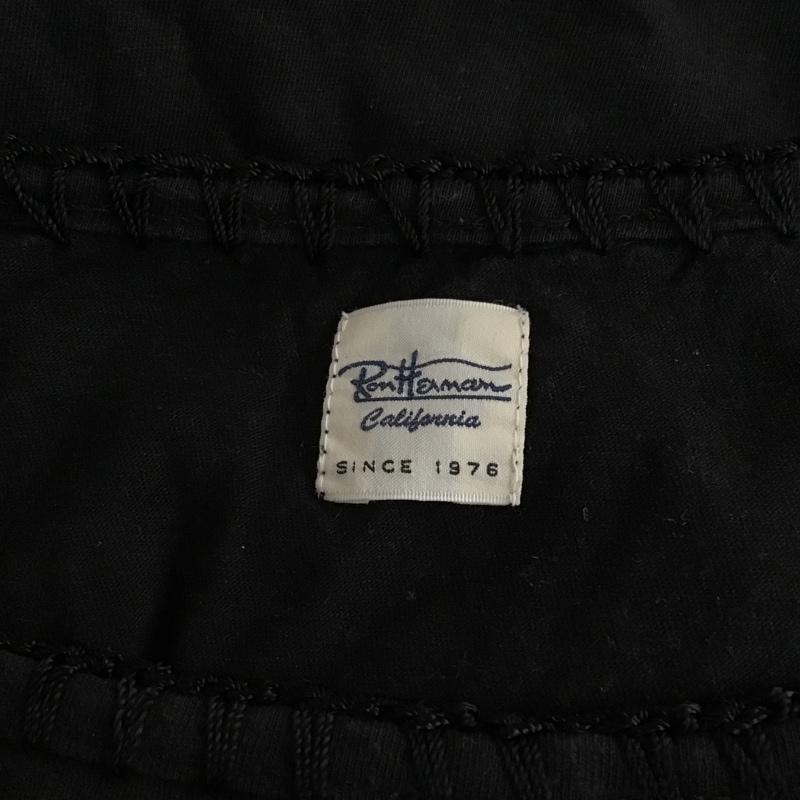 ロンハーマン Ron Herman Tシャツ 半袖 3110900129 カギ編み切替カットソー 無地 黒 / ブラック / レディース USED 古着 中古 10095631