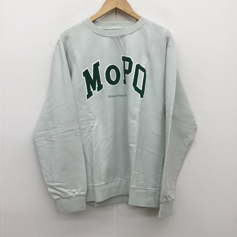 ユーズドクロージング used clothes トレーナー 長袖 Museum of Peace & Quiet ミュージアム オブ ピース アンド クワイエット L ロゴ、文字 薄緑 / ライトグリーン / メンズ USED 古着 中古 10095650