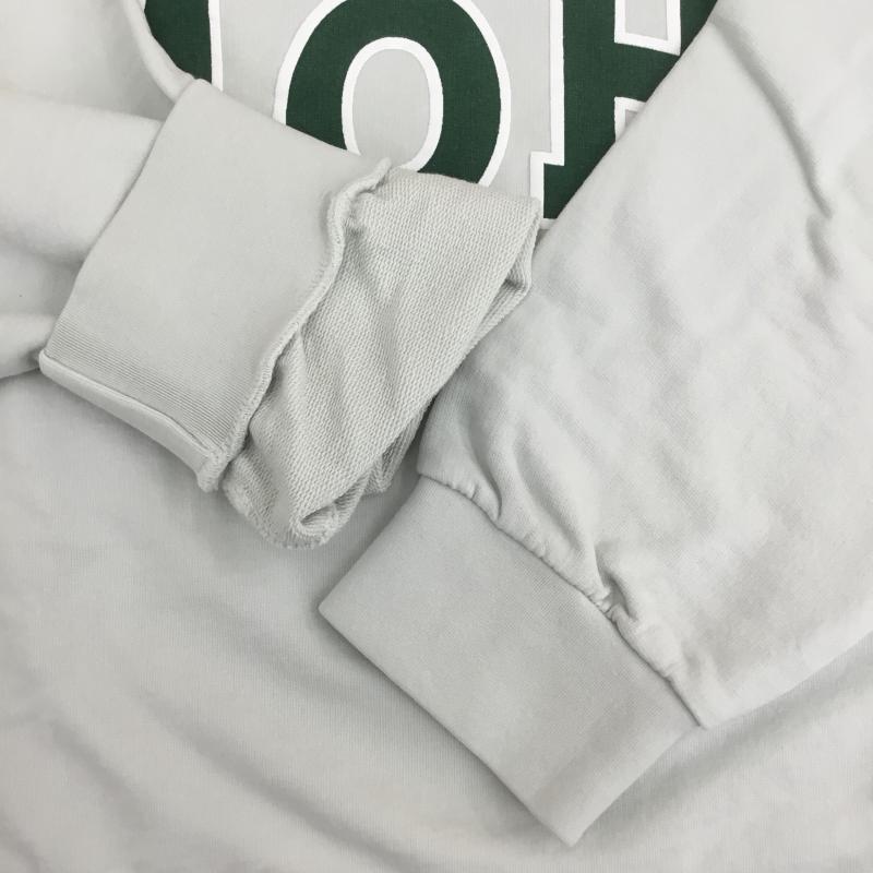 ユーズドクロージング used clothes トレーナー 長袖 Museum of Peace & Quiet ミュージアム オブ ピース アンド クワイエット L ロゴ、文字 薄緑 / ライトグリーン / メンズ USED 古着 中古 10095650