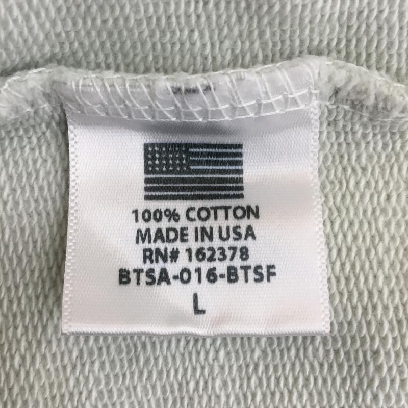 ユーズドクロージング used clothes トレーナー 長袖 Museum of Peace & Quiet ミュージアム オブ ピース アンド クワイエット L ロゴ、文字 薄緑 / ライトグリーン / メンズ USED 古着 中古 10095650