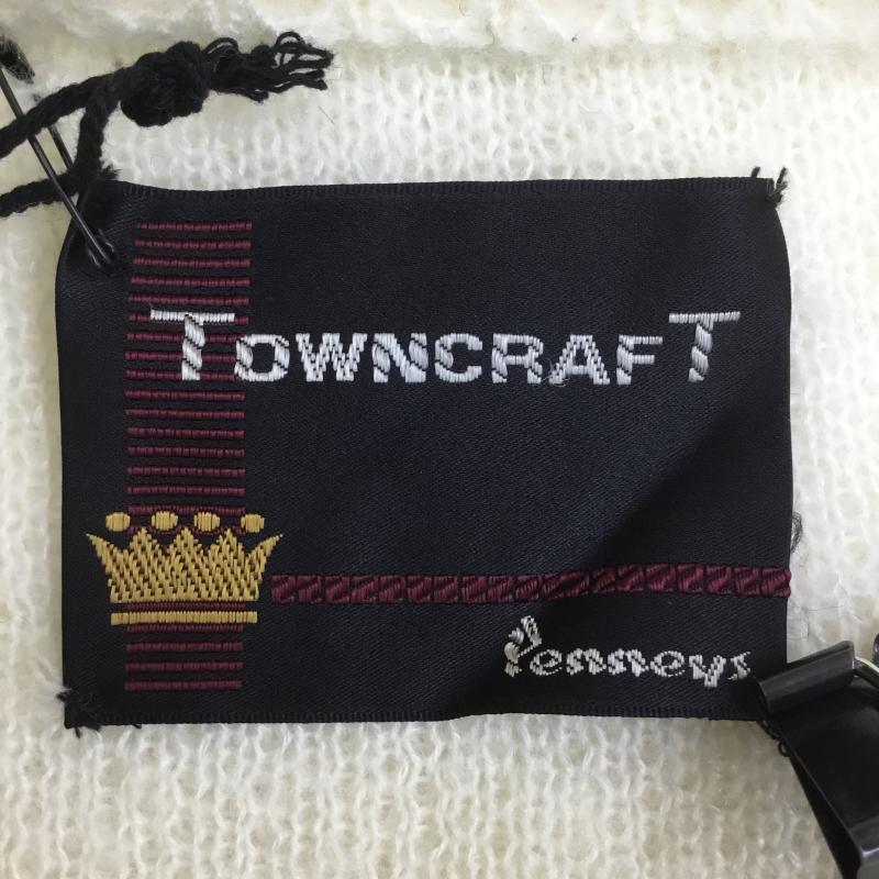 タウンクラフト TOWNCRAFT ニット、セーター 長袖 M 無地 メンズ USED 古着 中古 10095658