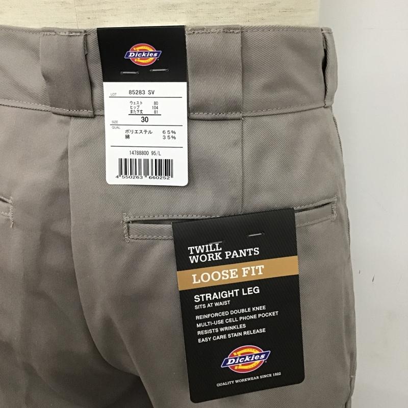 ディッキーズ Dickies パンツ ワークパンツ、ペインターパンツ 85283SV DOUBLEKNEEWORKPANTS チノパン ワークパンツ ワイドパンツ 30インチ 無地 灰 / グレー / メンズ USED 古着 中古 10095679