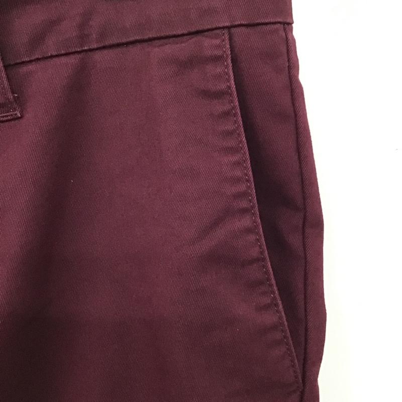 カーハート Carhartt パンツ チノパン 12PO00331 Sid Pant ストレッチ 32 ロゴ、文字 えんじ / ワインレッド / メンズ USED 古着 中古 10095729