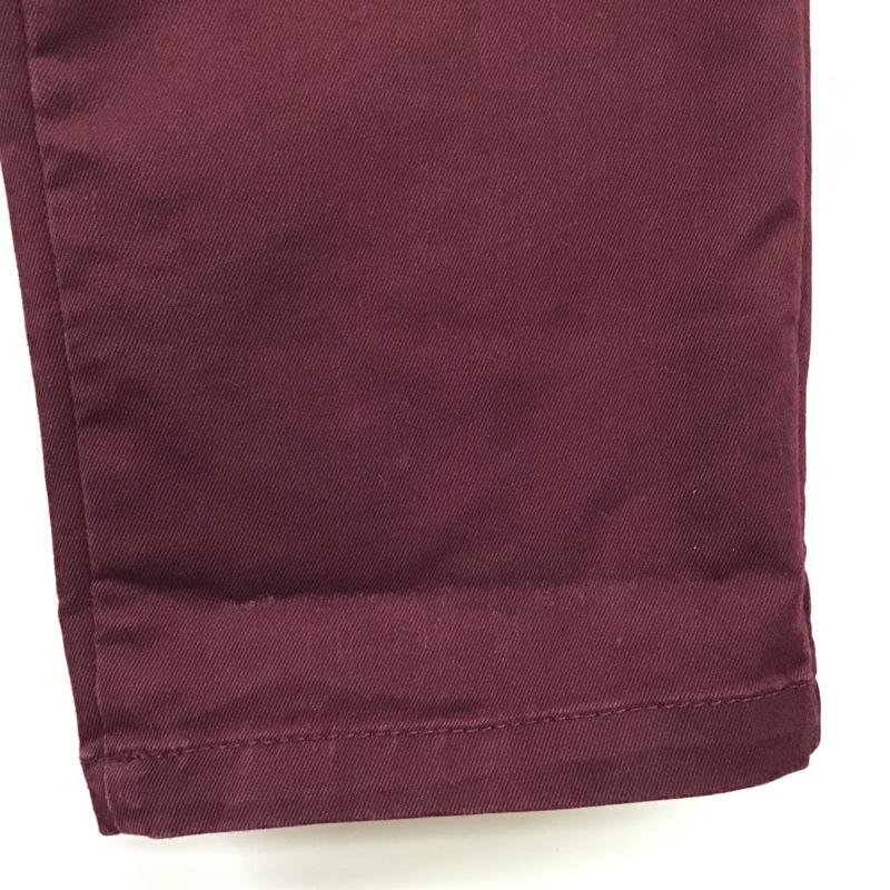 カーハート Carhartt パンツ チノパン 12PO00331 Sid Pant ストレッチ 32 ロゴ、文字 えんじ / ワインレッド / メンズ USED 古着 中古 10095729