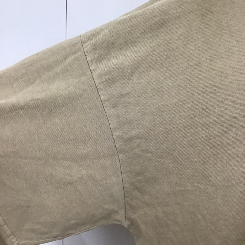 ジーナシス JEANASIS Tシャツ 半袖 JS063166TP ネックアキダメージTEE FREE ダメージ加工 ベージュ / ベージュ / レディース USED 古着 中古 10095738