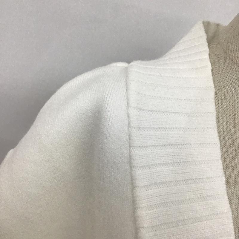 ザラ ZARA ベスト ベスト L 無地 白 / ホワイト / レディース USED 古着 中古 10095742
