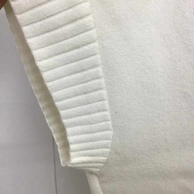 ザラ ZARA ベスト ベスト L 無地 白 / ホワイト / レディース USED 古着 中古 10095742