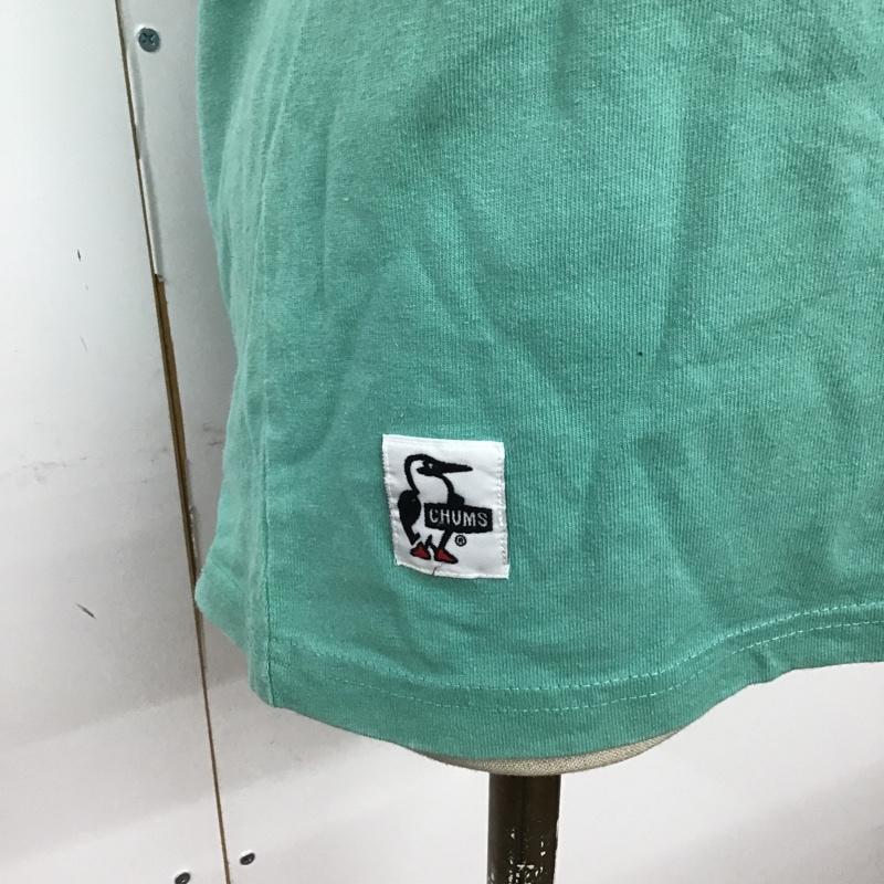 チャムス CHUMS Tシャツ 半袖 CH11-1010 ロゴTシャツ 半袖カットソー クルーネックカットソー L ロゴ、文字 橙 / オレンジ / レディース USED 古着 中古 10095772