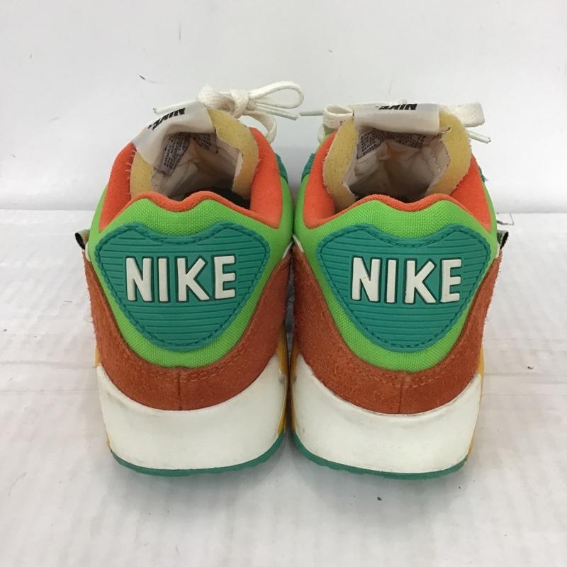 ナイキ NIKE スニーカー スニーカー DC9336-300 Air Max Running Club AIR MAX 90 SE 26.5cm 26.5cm ロゴ、文字 橙 / オレンジ / X 緑 / グリーン / X 黄 / イエロー / X 黄緑 / イエローグリーン / メンズ USED 古着 中古 10095784
