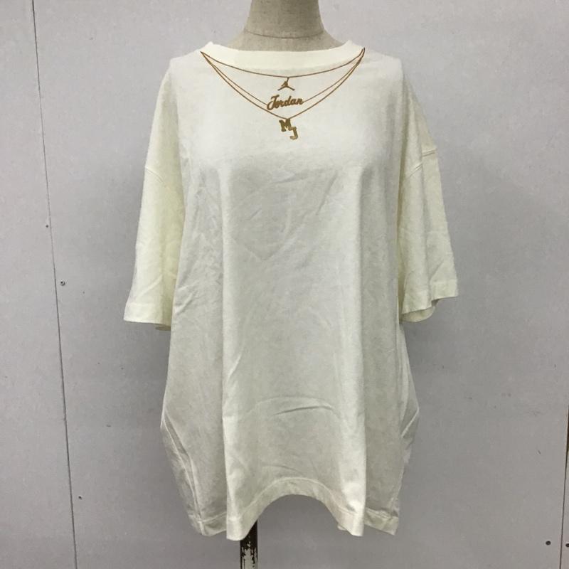 ジョーダンブランド JORDAN BRAND Tシャツ 半袖 DO5021-133 AS W J HER CHAIN TEE CORE SAIL XL プリント オフホワイト / オフホワイト / レディース USED 古着 中古 10095792