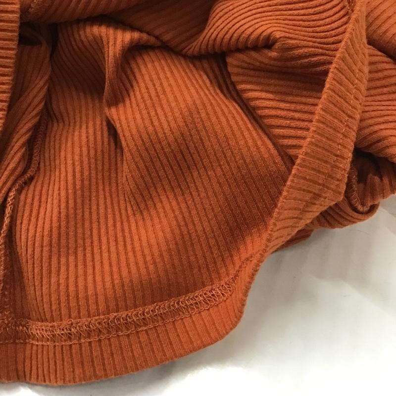 スライ SLY ワンピース・ドレス・オールインワン ワンピース・ドレス・オールインワン 030BA483-3770 リブ フリル 1 無地 橙 / オレンジ / レディース USED 古着 中古 10095812