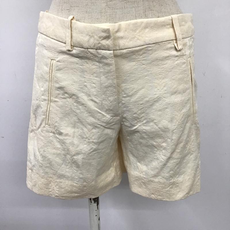 ザラベーシック ZARA BASIC パンツ ショートパンツ ハーフパンツ タイトパンツ ストレッチパンツ 総柄 S 総柄 アイボリー / アイボリー / レディース USED 古着 中古 10095822