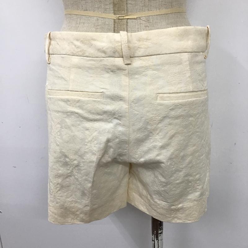 ザラベーシック ZARA BASIC パンツ ショートパンツ ハーフパンツ タイトパンツ ストレッチパンツ 総柄 S 総柄 アイボリー / アイボリー / レディース USED 古着 中古 10095822