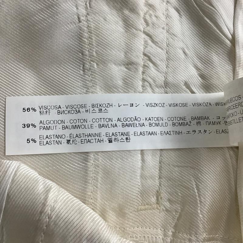 ザラベーシック ZARA BASIC パンツ ショートパンツ ハーフパンツ タイトパンツ ストレッチパンツ 総柄 S 総柄 アイボリー / アイボリー / レディース USED 古着 中古 10095822