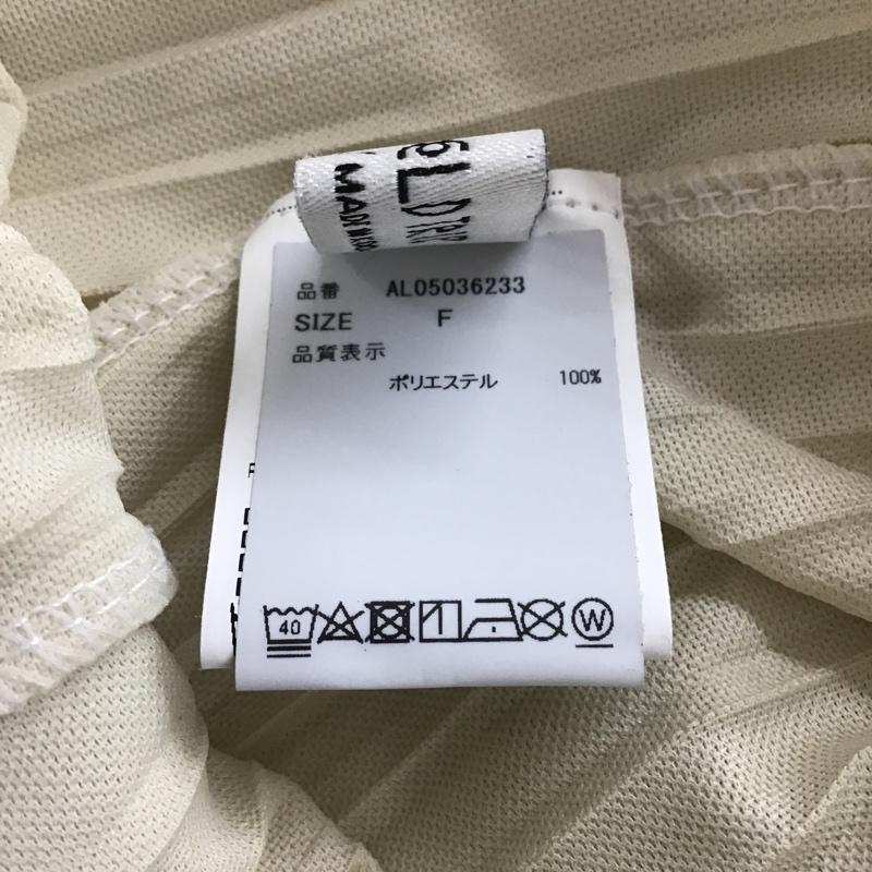 古着 USED ボトムス ボトムス AL05036233 3.3 Field Trip プリーツ イージーパンツ FREE 無地 アイボリー / アイボリー / レディース USED 古着 中古 10095825