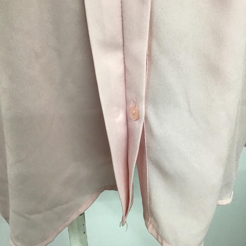 ザラ ZARA シャツ、ブラウス 長袖 長袖シャツ カジュアルシャツ 切り替えシャツ XS 無地 桃 / ピンク / レディース USED 古着 中古 10095834