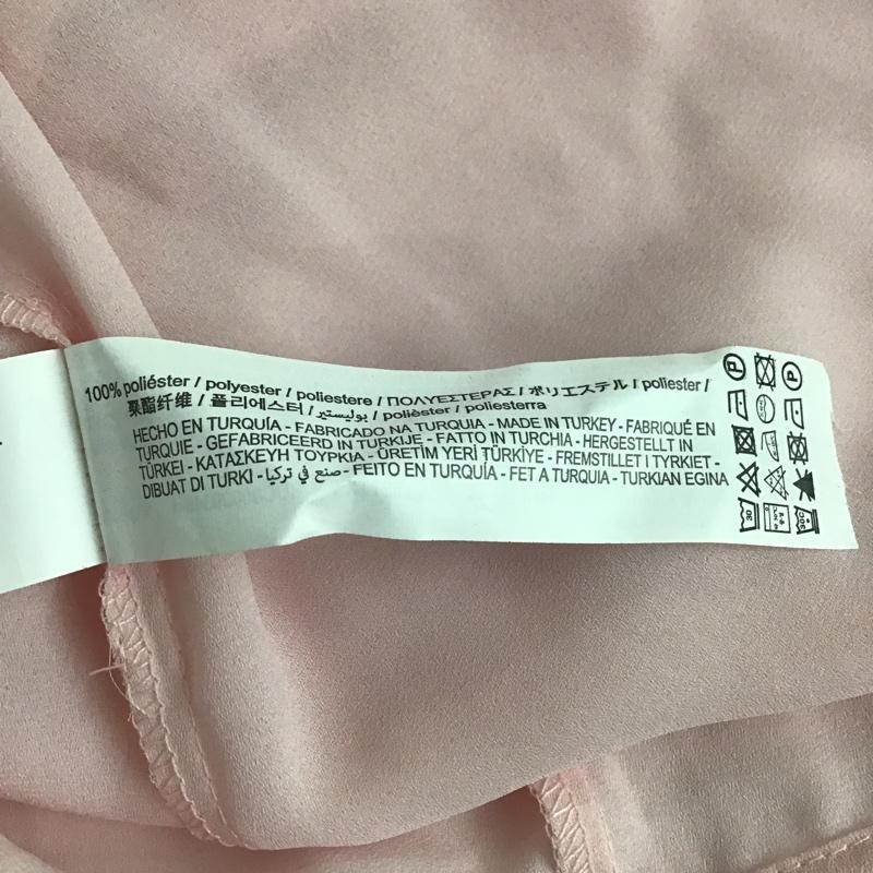 ザラ ZARA シャツ、ブラウス 長袖 長袖シャツ カジュアルシャツ 切り替えシャツ XS 無地 桃 / ピンク / レディース USED 古着 中古 10095834