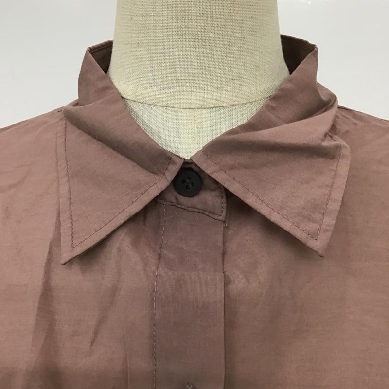 グローバルワーク GLOBAL WORK シャツ、ブラウス 半袖 GW623047AD シアー 五分袖 FREE 無地 桃 / ピンク / レディース USED 古着 中古 10095839