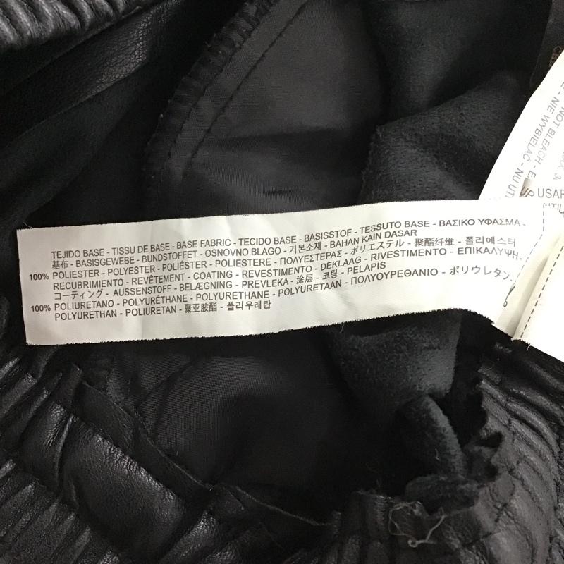 ザラベーシック ZARA BASIC ボトムス ボトムス 2398 232 800 合皮 フェイクレザー ワイドパンツ XS 無地 黒 / ブラック / レディース USED 古着 中古 10095853