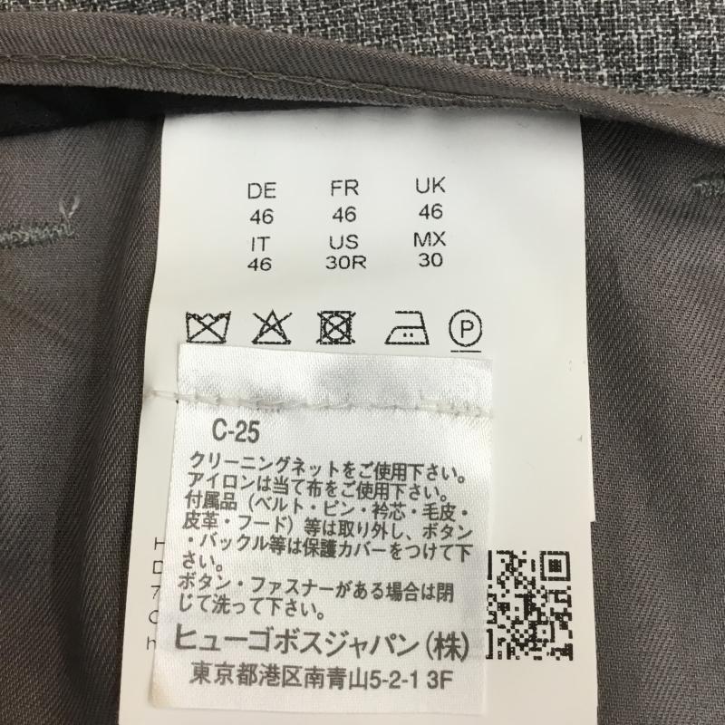 ヒューゴボス HUGO BOSS パンツ スラックス イージーパンツ 30インチ 灰 / グレー / メンズ USED 古着 中古 10095866