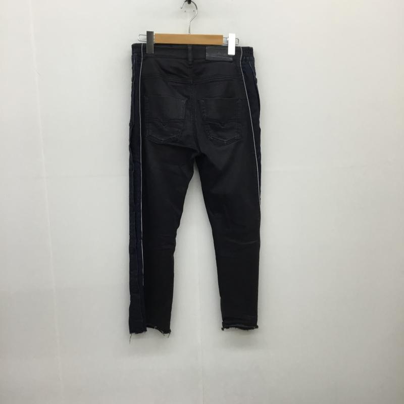 ディーゼル DIESEL パンツ デニム、ジーンズ KROOLEY JOGG TAPERED 26インチ 無地 黒 / ブラック / メンズ USED 古着 中古 10095868